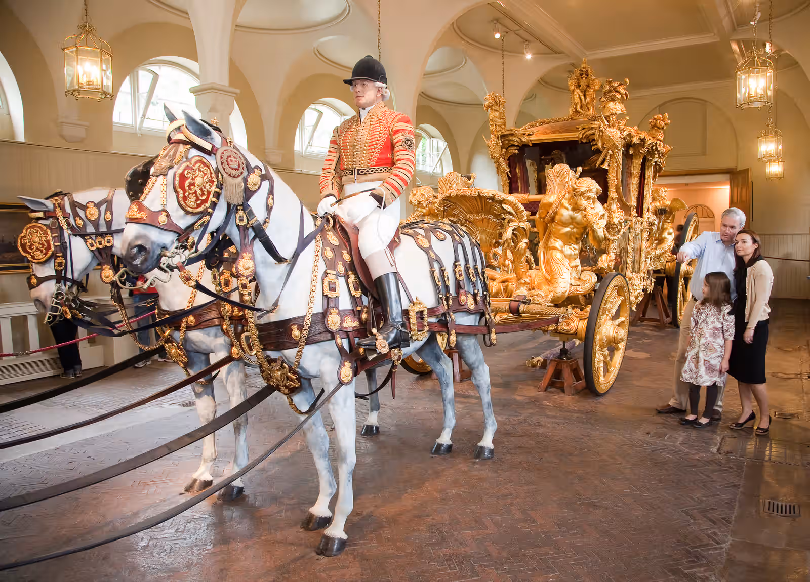 A golden carriage